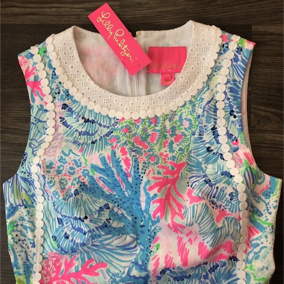 RELISTING AVAILABLE SIZE 00 Lilly Pulitzer | Mila Stretch Shift | Sink or Swim - Picture 4 of 12